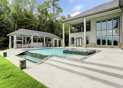 Home Exterior View Iconic Custom Home Builders