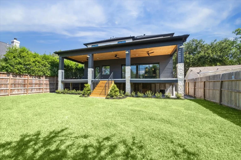 3 Level Custom Home Back