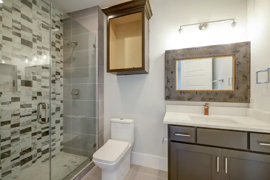 modern home interior with open concept living space