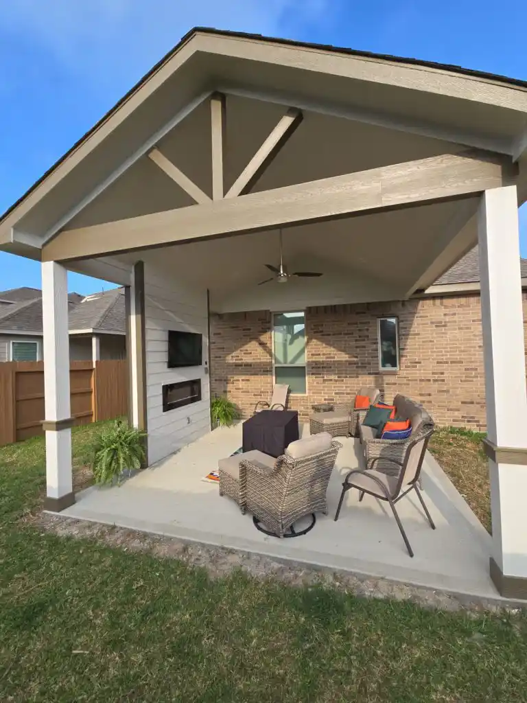 Home Backyard View Iconic Custom Home Builders