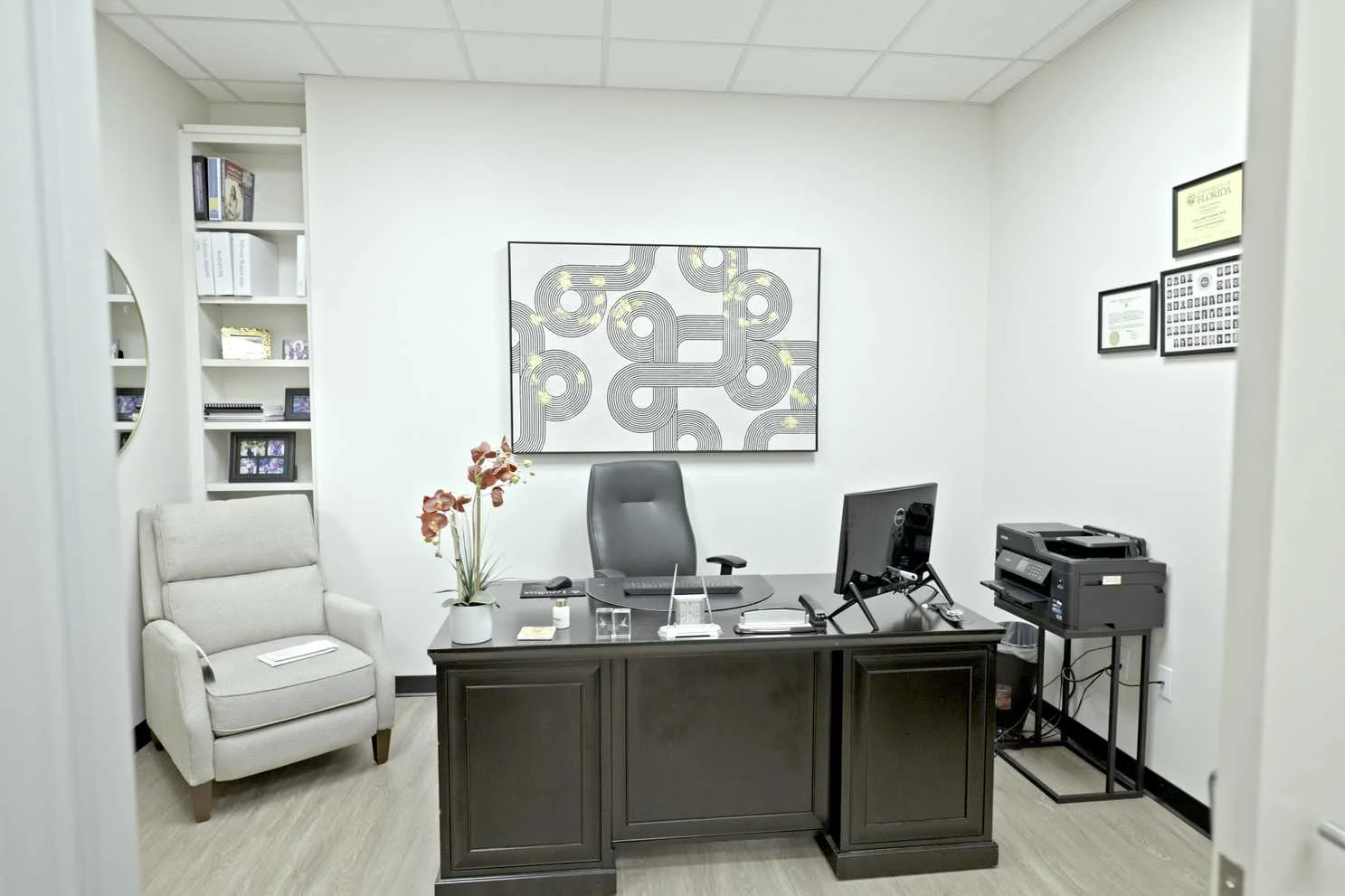 Commercial medical office interior design by Iconic Custom Home Builders