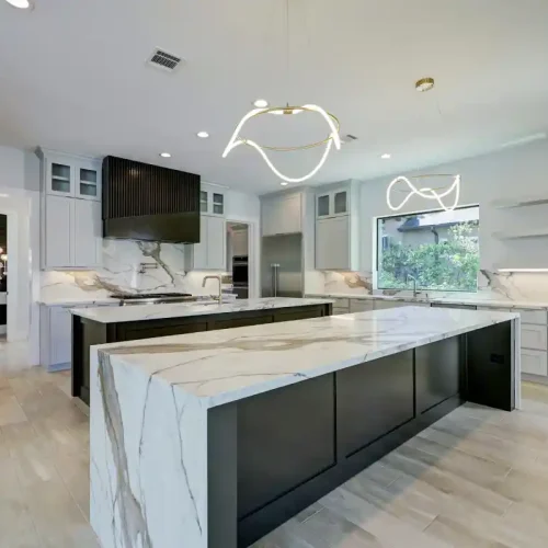 luxury interior space with contemporary architectural elements